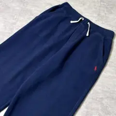 POLO RALPH LAUREN スウェット パンツ ネイビー 刺繍ロゴ