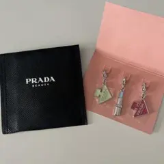 【新品未使用】　PRADA チャーム 3個セット 韓国　限定