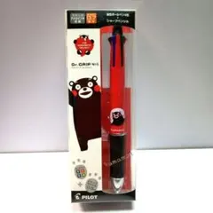 限定品】くまモン Dr.GRIP 4+1 【新品未開封】ボディカラー: 赤黒