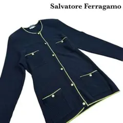黒ラブ 様✨ Salvatore Ferragamo✨ロングカーディガン セットのサムネイル