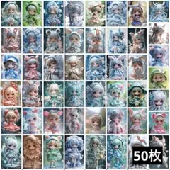 718　ステッカー　お裾分け　フレークシール　海外　防水　韓国　人物　女の子