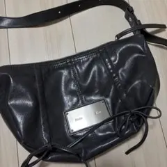 MartinKim HALFSHIRRINGRIBBONROUND BAG