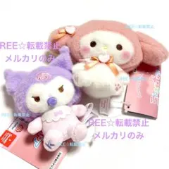 ミルキーボア マイメロディ クロミ 羊毛フェルト ぬいぐるみ ベビーマスコット