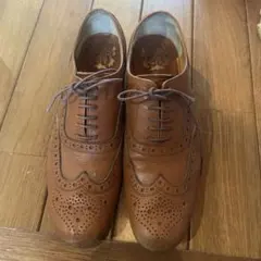 LANCEL ランセル 革靴 タッセル ローファー ブラウン25.5cm - メルカリ