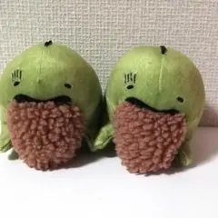 もちばけ　にぎもちマスコット　ぬいぐるみ よもぎ 2個セット