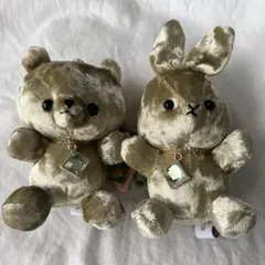 ハッピーバースカラー　クラシック　ベア　ラビット　スクエア8月