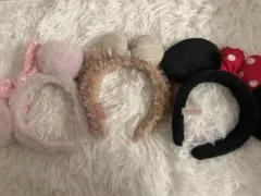 ディズニー カチューシャ 3点セット