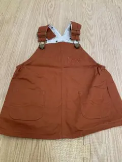 ほぼ新品　Buddy Lee ジャンバースカート 70〜80cm オレンジ