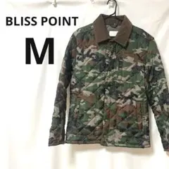 BLISS POINT 迷彩柄キルティングジャケット