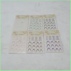 ネイルシール リボン 立体 レリーフデザイン 可愛い 6セット