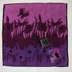 ANNA SUI  タオルハンカチ《24cm》パープル系