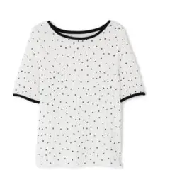 NATURAL BEAUTY BASIC　ドットバイカラーカットソーのサムネイル