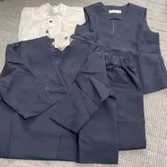 riziereフォーマル服セット 100cm ネイビー