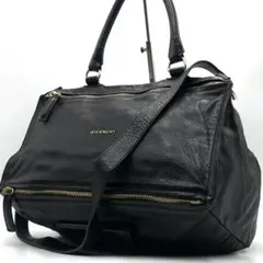 極美品● GIVENCHY パンドラ 2way ショルダーバッグ ブラック