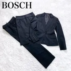ボッシュ スカート パンツ スーツ セットアップ 3点セット シルク混