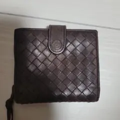 BOTTEGA VENETA 編み込みレザー長財布