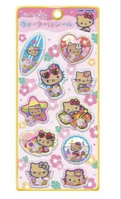 【新品未使用】サンリオ　日焼けキティ　ウォーターシール