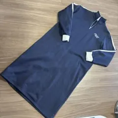VEHEMENT ハーフジップ ワンピース ネイビー