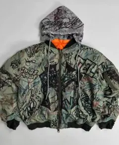 MOWALOLA MA-1ジャケット Mサイズ グラフィティ