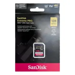 SanDisk Extreme PRO 128GB SDカード 新品未開封