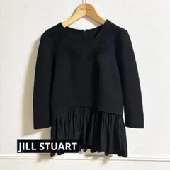 【JILL STUART】ブラウス　美品　ブラック　サイズM 花柄のサムネイル