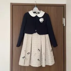 petit main ワンピースと靴セット 130cm