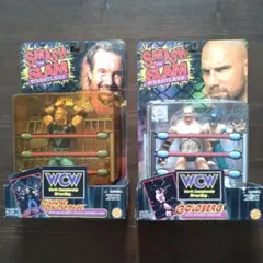 プロレス フィギュア WCW Smash 'N Slam 2体セット(未開封)のサムネイル