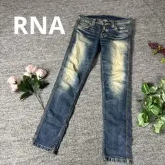 RNA ストレート　デニム　ジーンズ　ブルー　S