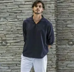 AKM ¥22,000 スキッパーシャツ カプリシャツ 夏服のサムネイル