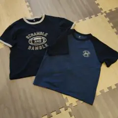 ★140センチ★UNIQLO エアリズムコットングラフィッククルーネック 2点