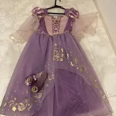 ディズニープリンセス　ラプンツェル　ドレスと靴セット
