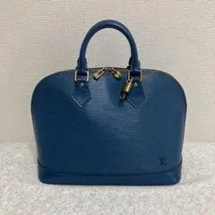 LOUIS VUITTON エピ アルマ ハンドバッグ ブルー