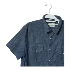 2280 Lucky Brand シャンブレー　半袖シャツ　メンズ　古着のサムネイル