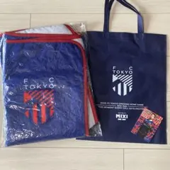 【未使用品】FC東京 ブランケット&ノベルティバッグ