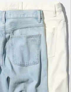 UNIQLO JWAnderson ストレートジーンズ　ホワイト