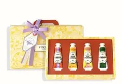 【新品未使用】ギフトボックス付ハンドクリーム4本セット10ml×4本