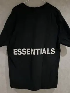 ESSENTIALS Tシャツ 黒 L XL クルーネック オーバーサイズ