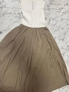 ノースリーブロングワンピース M