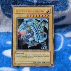 ジャンプ付録 遊戯王 英語版 ブルーアイズホワイトドラゴン JMP-001