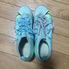 Nike サッカースパイク 青/黄