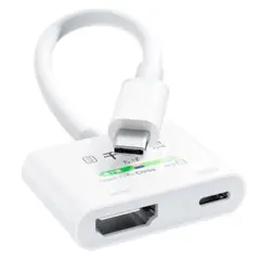 ⭐️変換ケーブル⭐️ Type-C　HDMI　2in1　4K　急速充電　設定不要