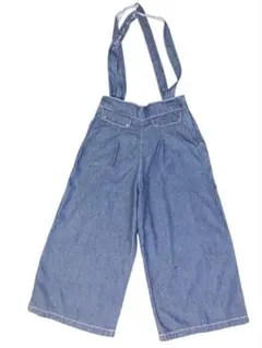 pom ponette junior サスペンダーつきワイドパンツ 150cm