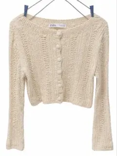 ZARA ボタン付きカーディガン Sサイズ