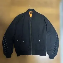 GVGV ジャンパー　ブルゾン　MAー1ボンバージャケット レースアップ　黒 2026年最新】gvgv MA-1の人気アイテム - メルカリ