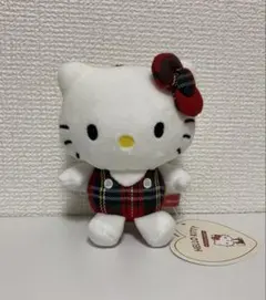 サンリオ タータンチェック ぬいぐるみマスコット ハローキティ