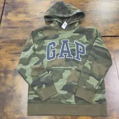 GAP 迷彩柄 フード付きパーカー 150CM