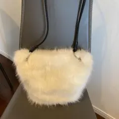 ZARA ザラ　ショルダーバッグ　ファーバッグ　美品