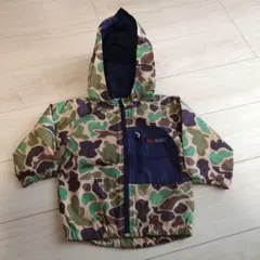 迷彩柄 フード付きジャケット 90cm