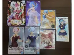 【超メルカリ祭、お値下げ】レム&ラム フィギュアセット　【まとめ売り】
