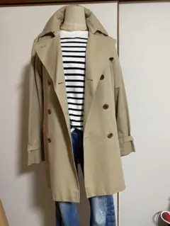 希少サイズ44バーバリーロンドン トレンチコート ノバチェック ライナー